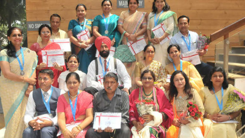 On Teacher’s Day Teachers Are Awarded At Tagore Theatre