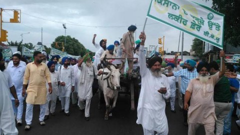 Farmers  Are On Protest In Chandigarh