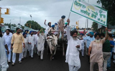 Farmers  Are On Protest In Chandigarh